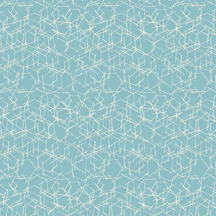 Modern Vintage Treasured: CHISEL AQUA Fabric (1/2 yd)