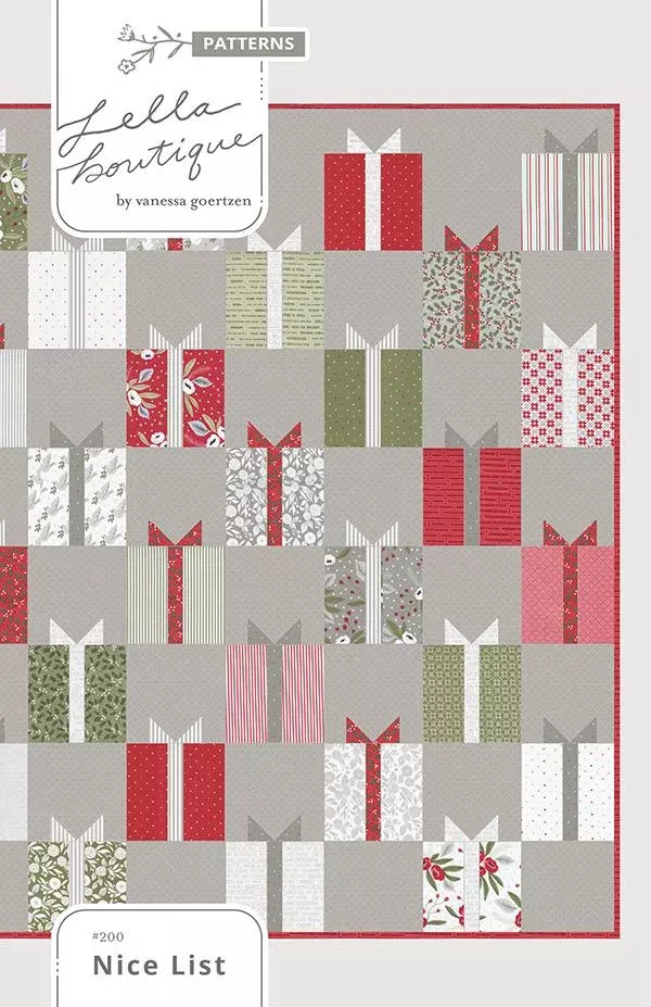 NICE LIST Quilt Pattern by Lella Boutique