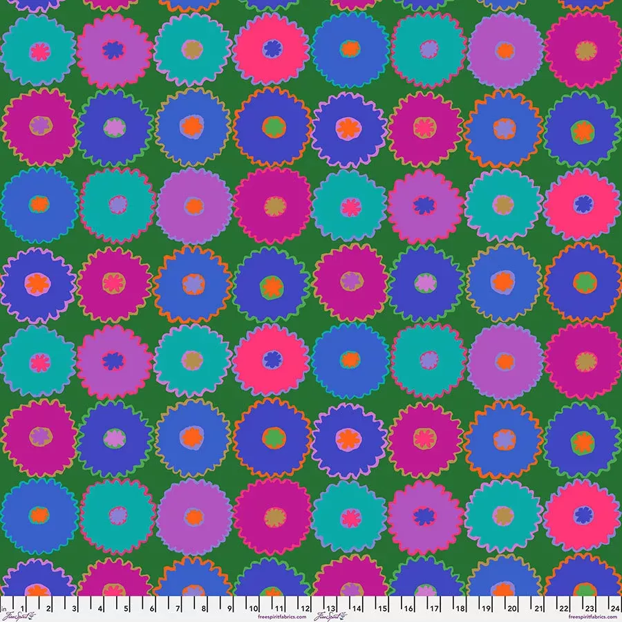 Pinking BLUE Kaffe Fassett Collective Sold by the Half Yard