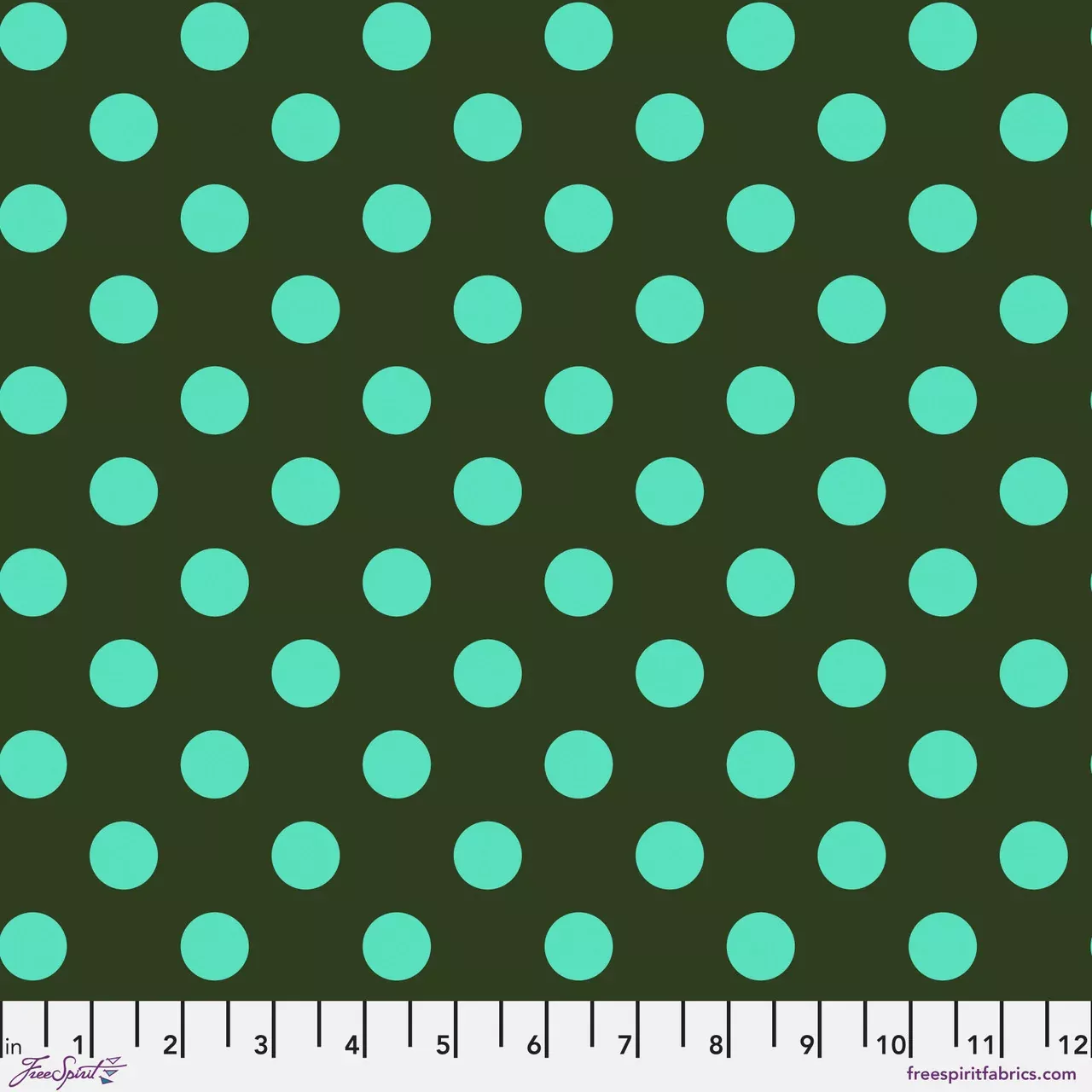 Pom Pom FERN True Colors by Tula Pink Sold by the Half Yard