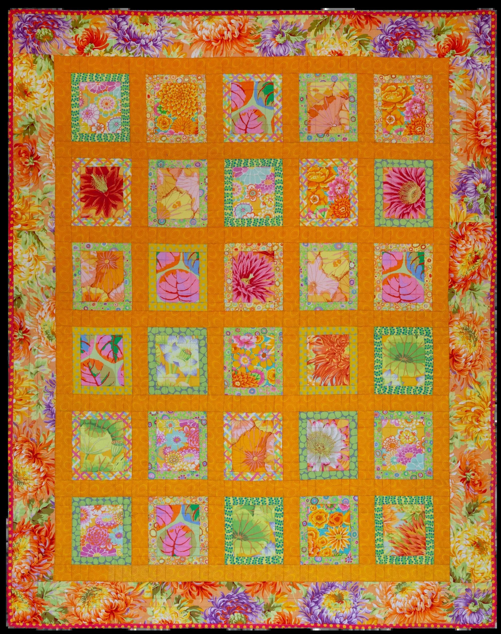 PRE-ORDER Spicy Quilt – Fabric Pack - 57" x 72" - Kaffe Fassett Collective - Quilts at an English Manor House