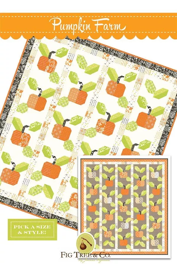 PUMKIN FARM Quilt Pattern by FIG TREE & CO.