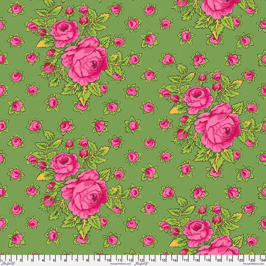Rosie GREEN Kaffe Fassett Collective Sold by the Half Yard