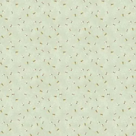 Sage Bees On Honeycombs Sweet Home CD3047-SAGE