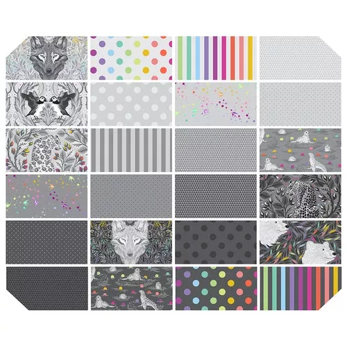 ***SALE*** FAT QUARTER PACK - Graywork by Tula Pink-FB4FQTP.GRAYWORK - Tula Pink - October 2025