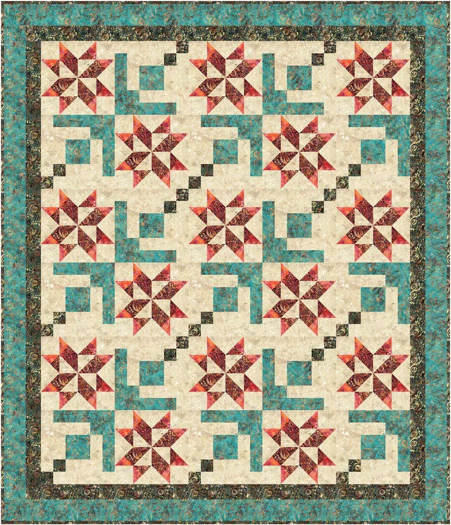 SHINING PATH Quilt Pattern by Bound To Be Quilting