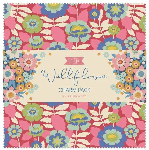 Special Edition 2025 - Wallflower Charm Pack - Tilda Fabrics - 5" - 40pcs