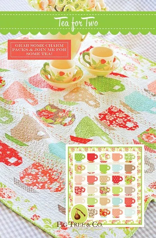 TEA FOR TWO Quilt Pattern by Fig Tree Quilts