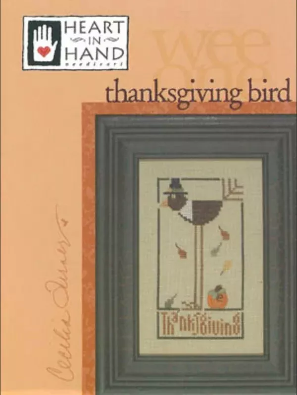 Thanksgiving Bird Cross Stitch by Heart in Hand Paper Pattern