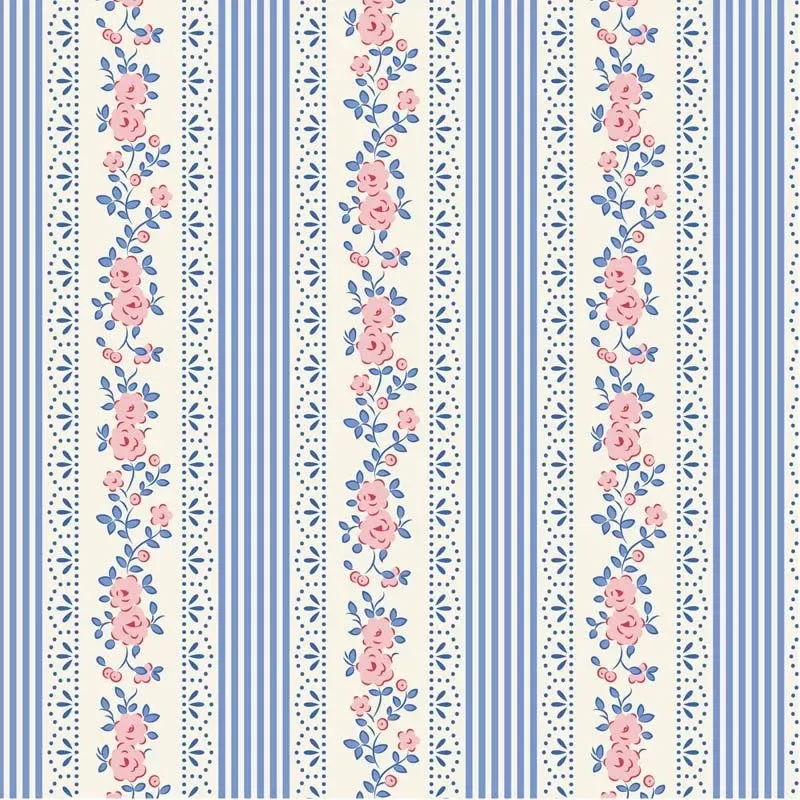 TIL110164 Something Blue - Claramay Blue Tilda Fabric Sold by the Half