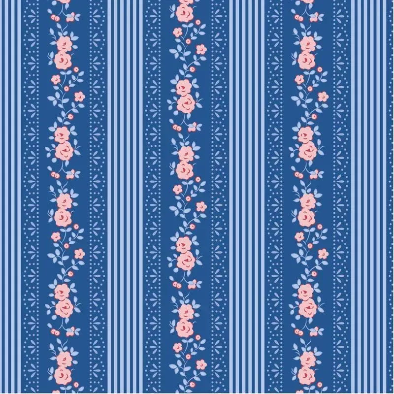 TIL110167 Something Blue - Claramay Denim Tilda Fabric Sold by the Hal