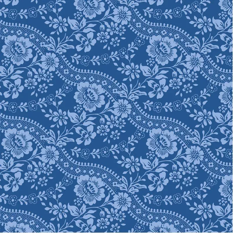 TIL110168 Something Blue - Celeste Denim Tilda Fabric Sold by the Half