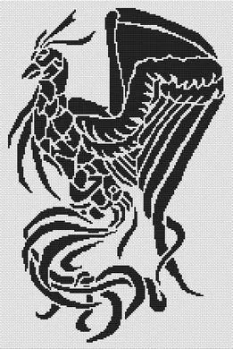 Tribal Phoenix - White Willow Stitching