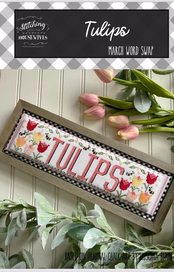 Tulips by Stitching With The Housewives Cross Stitch - Paper Pattern