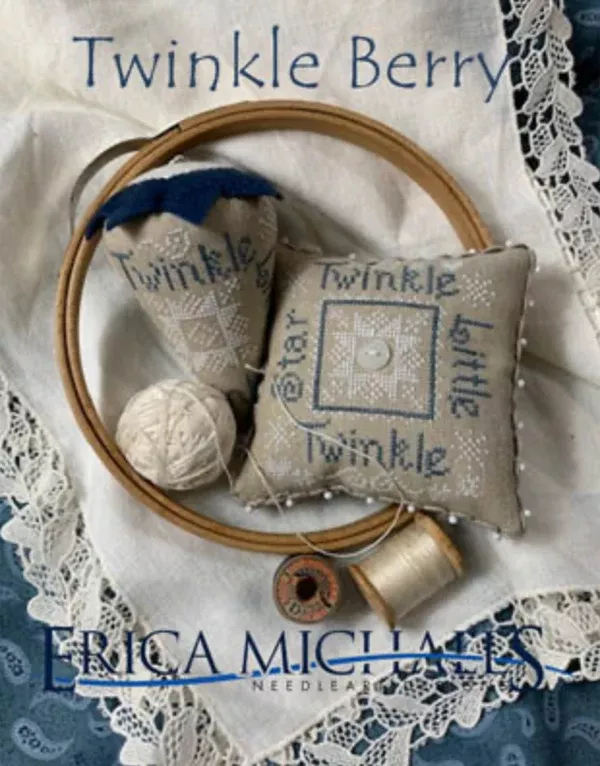 Twinkle Berry Cross Stitch by Erica Michaels - Paper Pattern