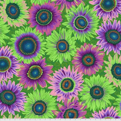 Van Gogh Green Philip Jacobs for Kaffe Fassett Collective Sold by the