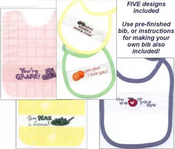 Vegi-Table Bibs - Xs and Ohs