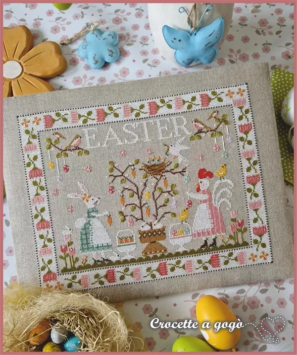 Vigilia Pasqua Cross Stitch by Crocette A Gogò - Paper Pattern