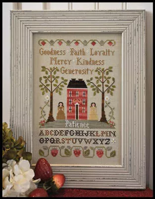 Virtue Sampler - Little House Needleworks