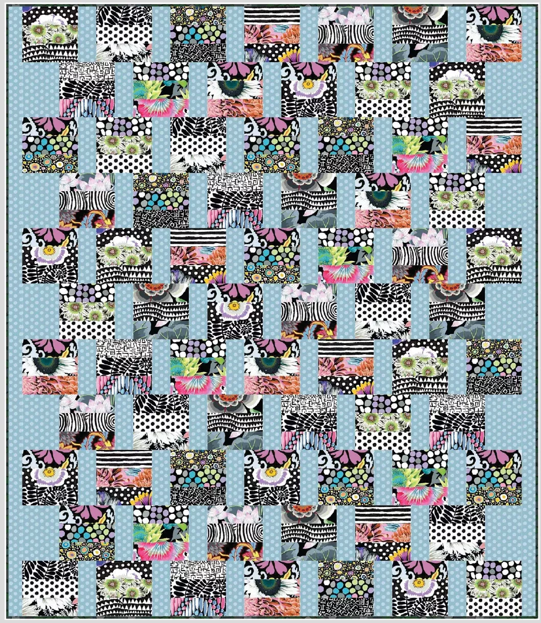 WHARF STREET QUILT KIT - Polaris - Kaffe Fassett Collective Fabrics