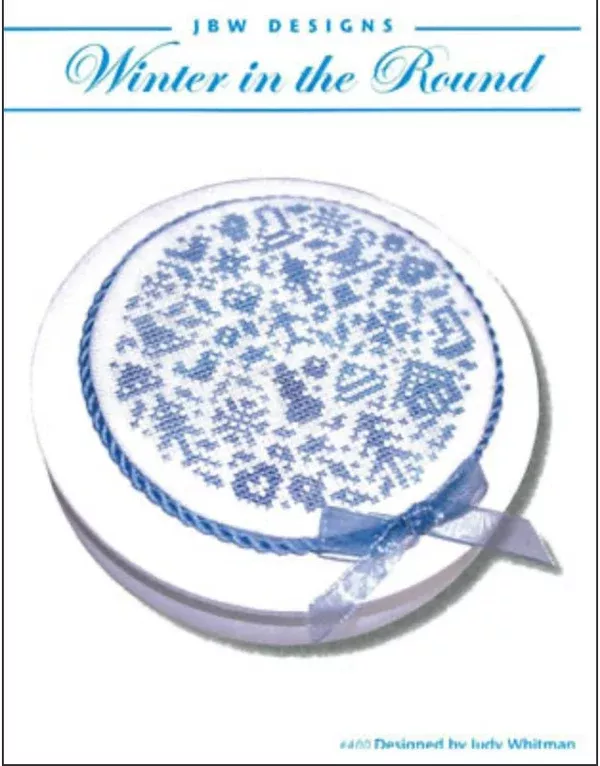 Winter in the Round Cross Stitch by JBW Designs - PAPER Pattern