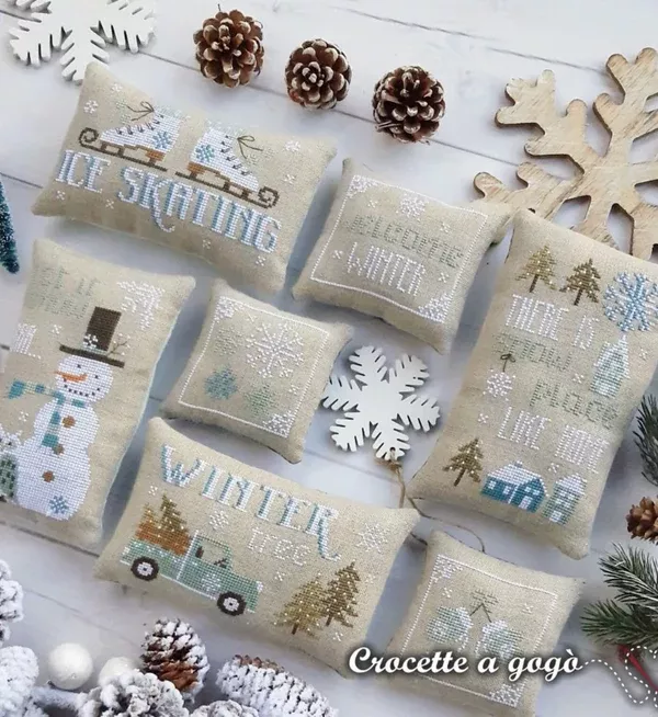 Winter Joy Cross Stitch by Crocette A Gogò - PAPER Pattern