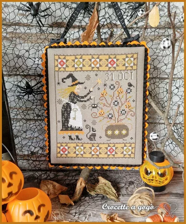 Witches Brew Cross Stitch by Crocette A Gogò - Paper Pattern