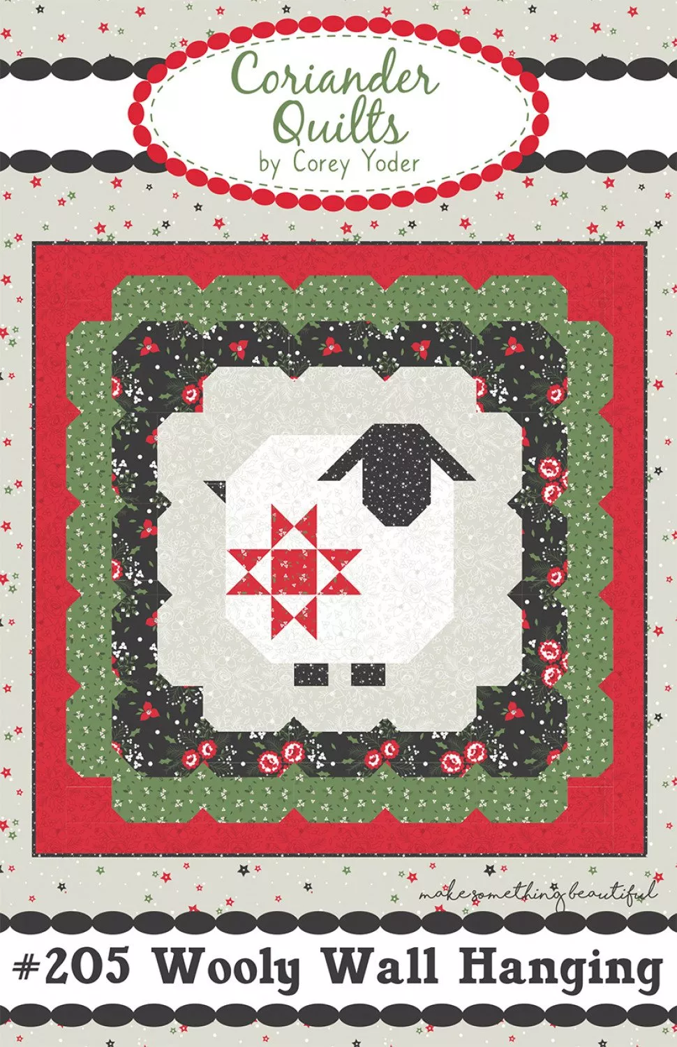 WOOLY WALL HANGING Quilt Pattern by Coriander Quilts
