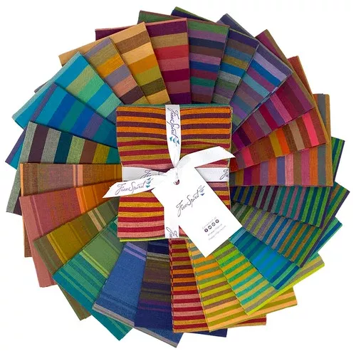 Woven Stripes- Fat Quarter Pack - FB4FQKF.STRIPEWOVENKaffe Fassett Collective FEBRUARY 2025
