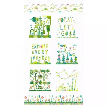 You Me and the Trees Panel (24" x 44") (Colleen Overman) (Panel 55)