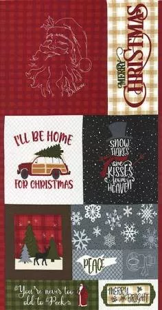 Yuletide Gatherings Flannels 49140 11F Panel
