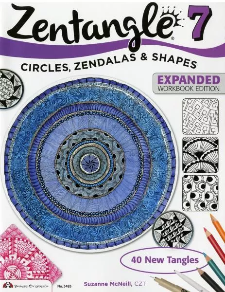 Zentangle 7 Expanded Workbook Circles, Zendalas & Shapes - Softcover