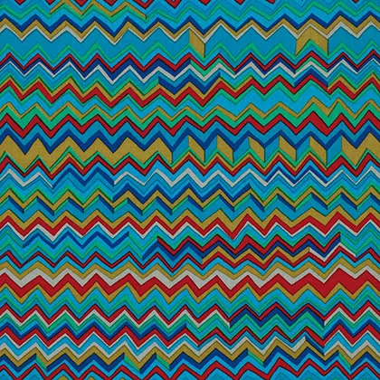 Zig Zag - Cool - Brandon Mably with Kaffe Fassett Collective