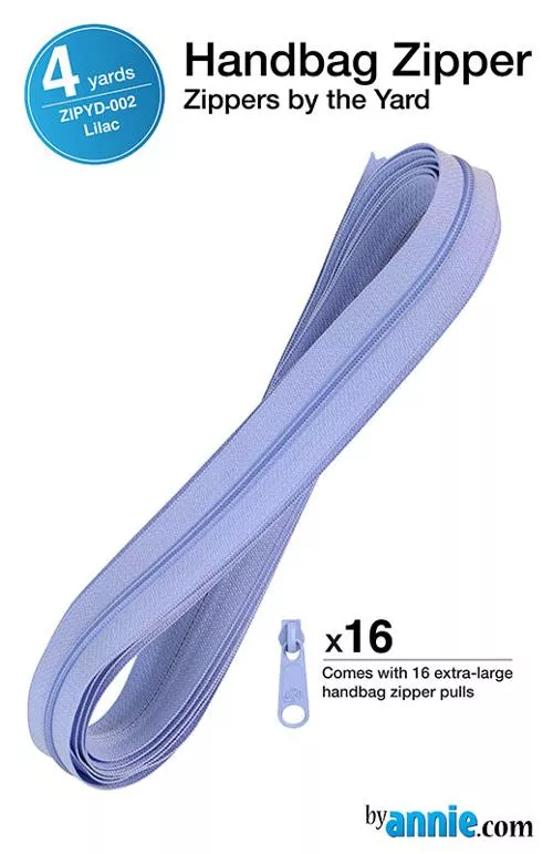 Zipper 4yds with Pulls ZIPYD-002-LILAC