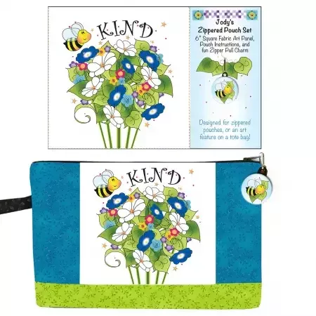 Zipper Pouch Set By:Jody Houghton SETAP6154Bee Kind