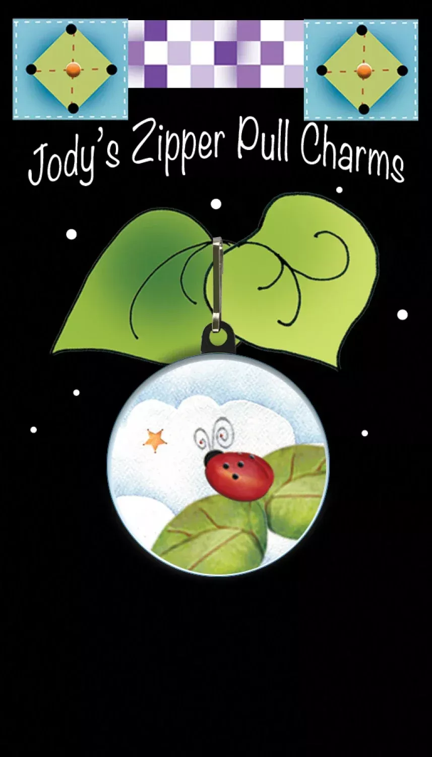 Zipper Pull Charms By Jody Houghton Designs JHDZP-54 Lady Bug