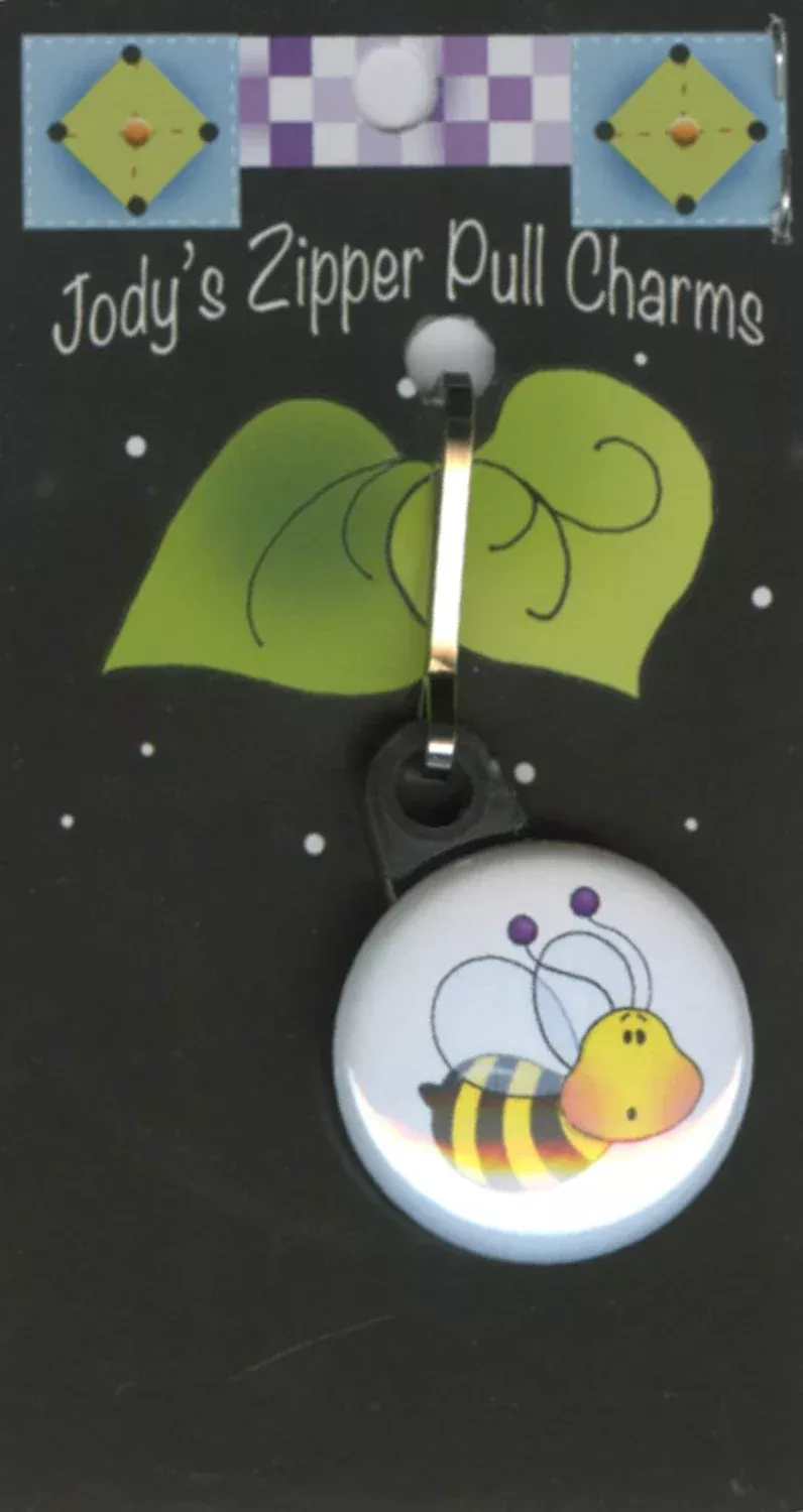 Zipper Pull Charms By: Jody Houghton JHDZP10Bee