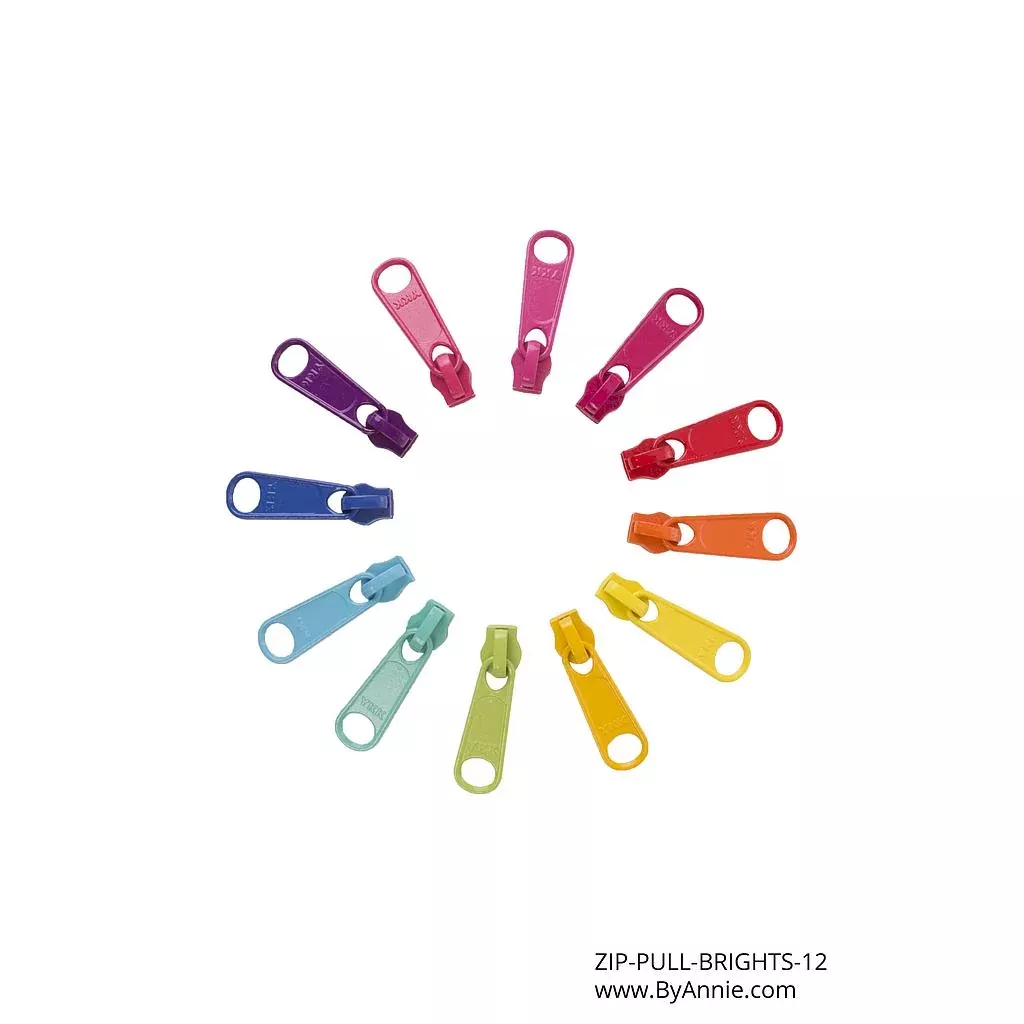 Zipper Pull Set - Brights