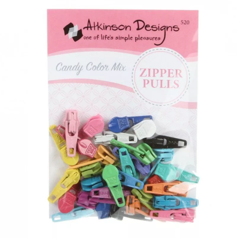 Zipper Pulls - Candy Color - by Atkinson Designs