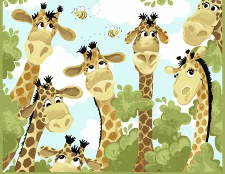 Zoe the Giraffe Play Mat Kit